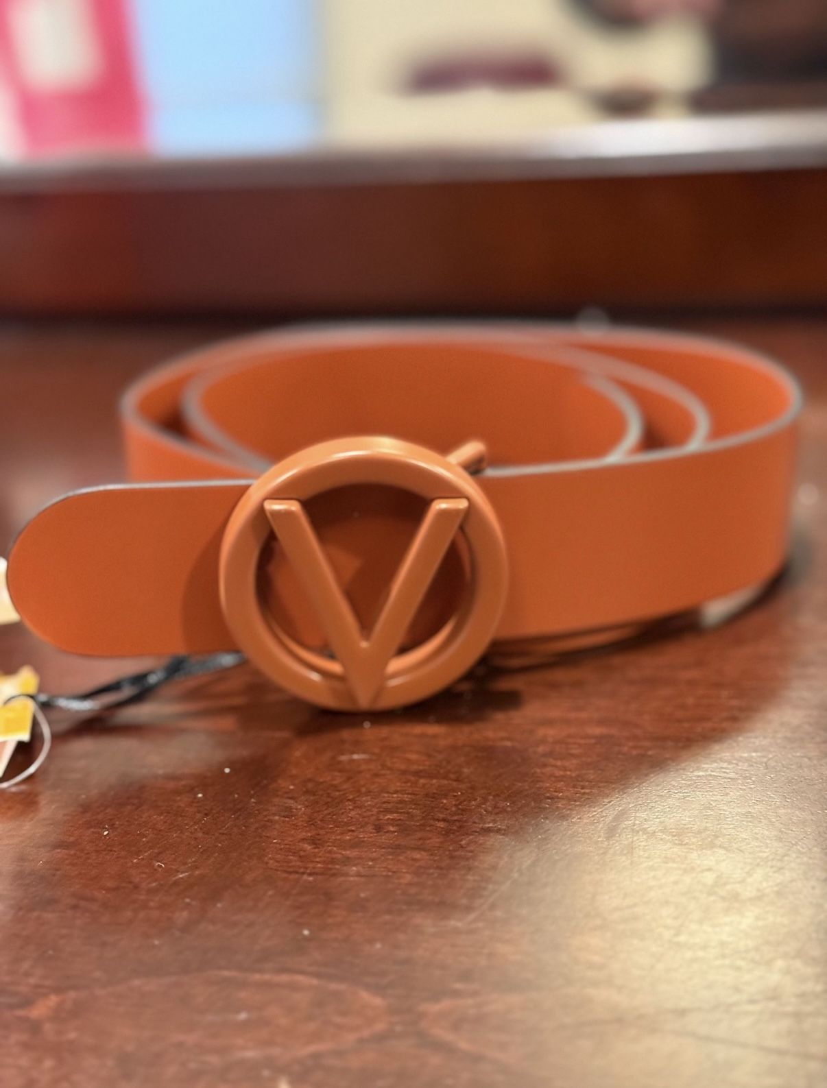 Mario Valentino Tonal Logo Belt Size 36 Men’s (New) $100