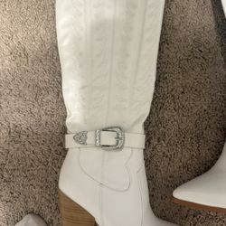 White Cowboy Boots 