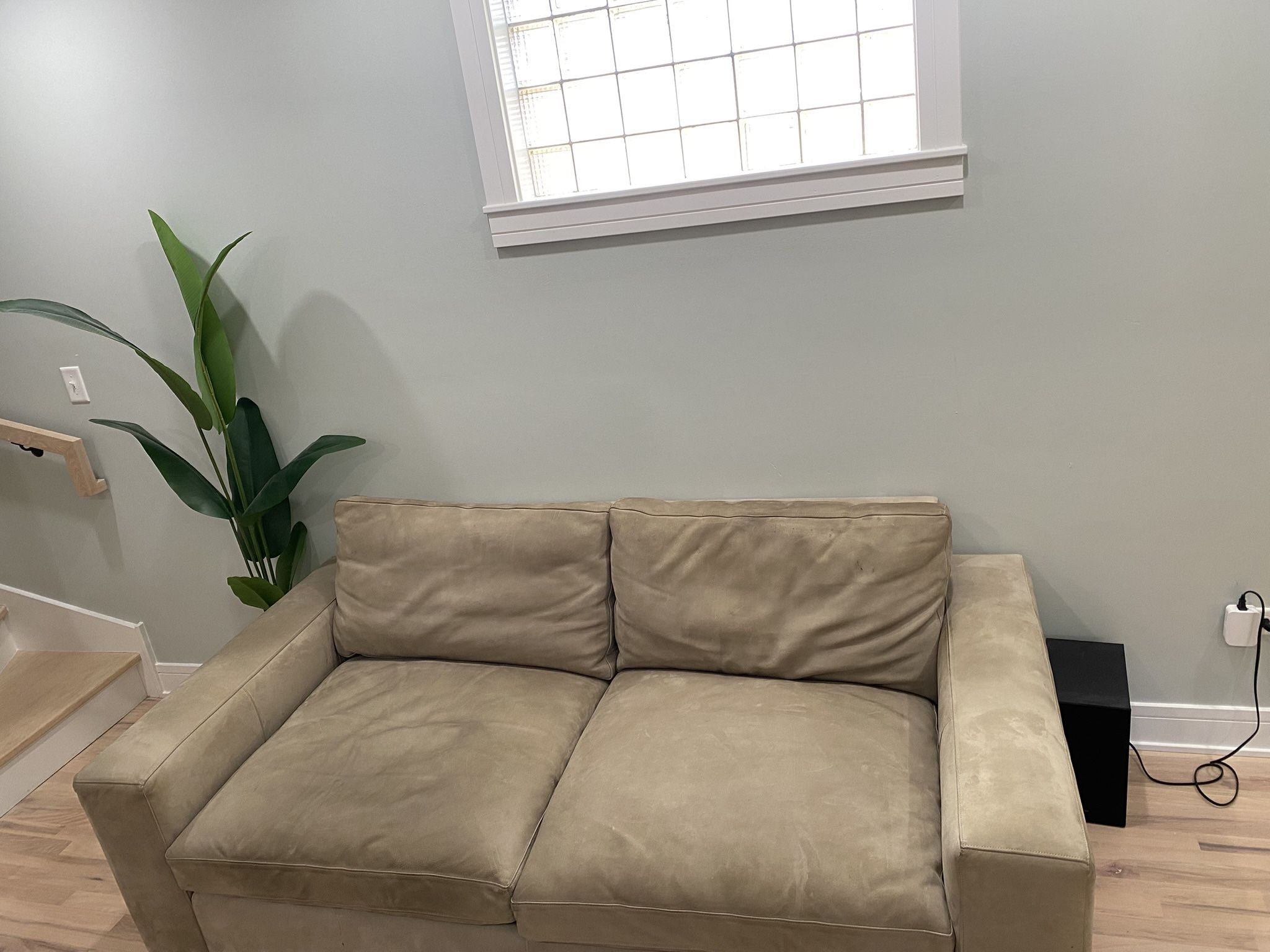 Nubuck Leather Sofa (OBO)