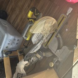 Ryobi 10 in corded sliding compound miter saw