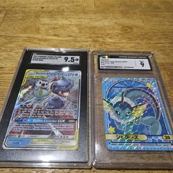 Pokemon Cards And Some Artist Demon Slayer Cards For Sale