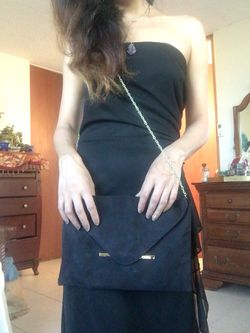 Bolsa negra de noche💕