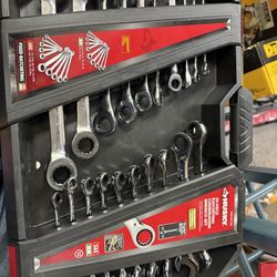 Husky 72-Tooth Ratcheting SAE/MM Combination Wrench Set (20-Piece