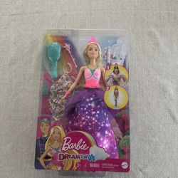 Barbie Dreamtopia Princess to Mermaid Transforming Doll- New In Box