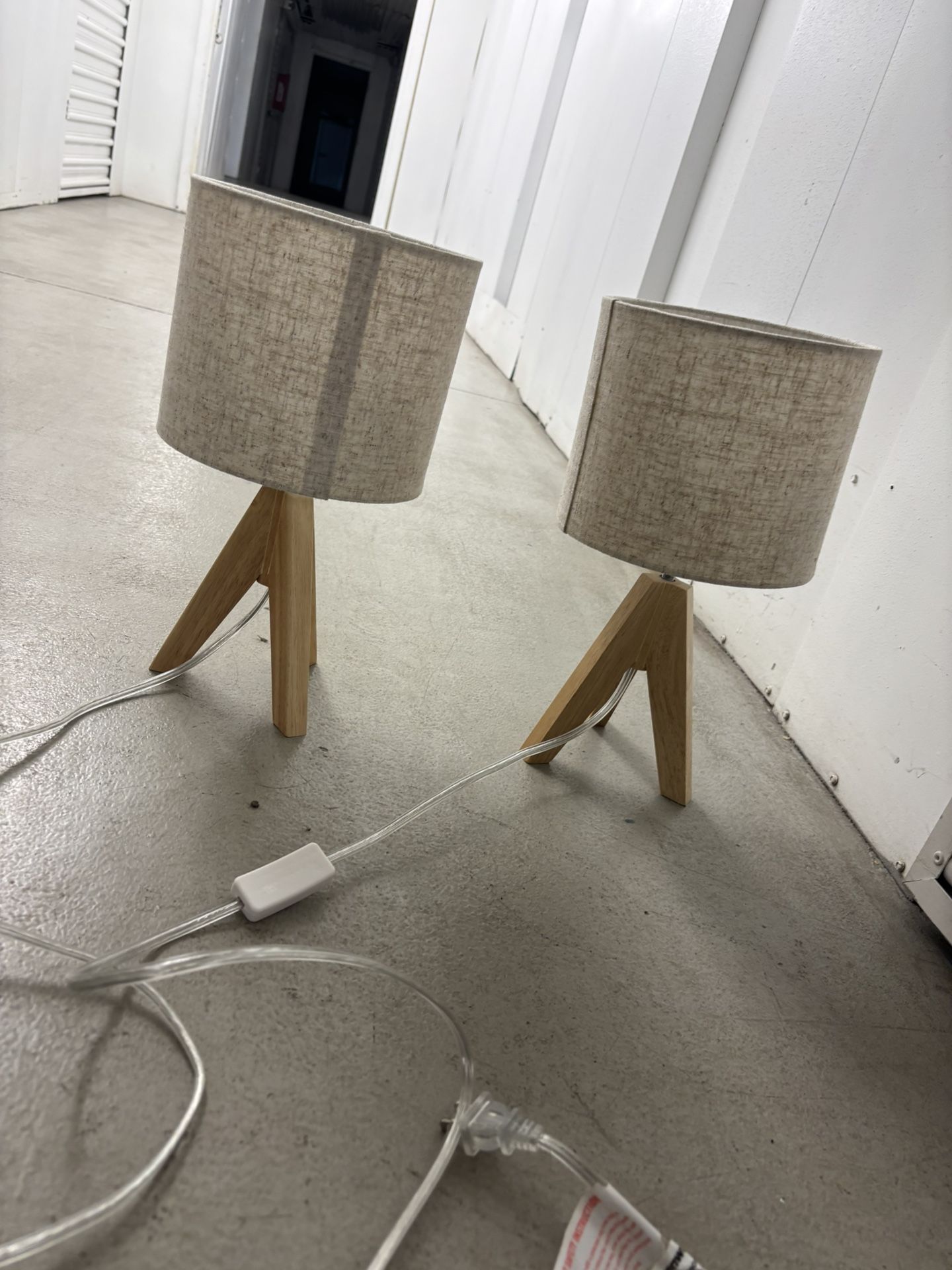 Pair of Japandi Lamps