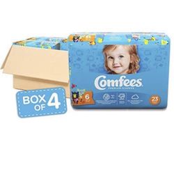 Economy Pack Box Of Comfees Diapers Size 6