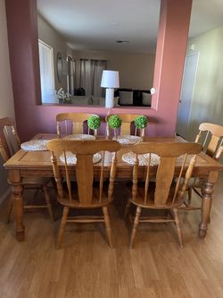 Dinning With 6 Chairs