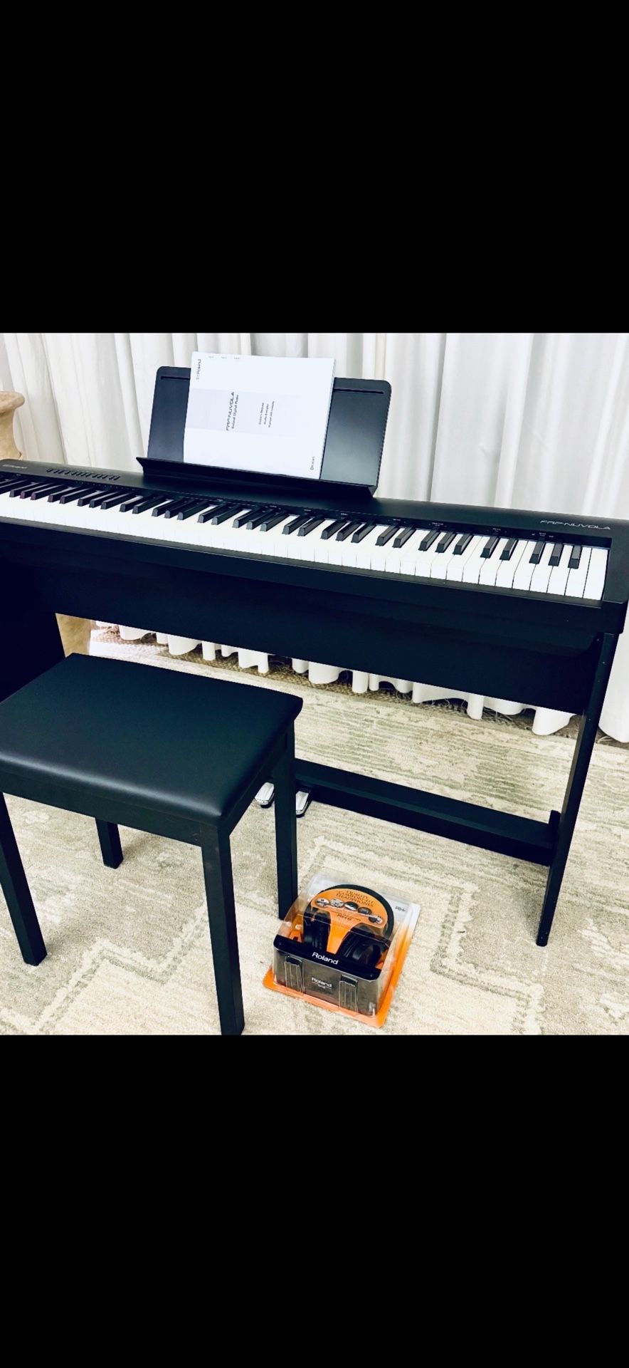 ROLAND FRP NUVOLA DIGITAL PIANO BUNDLE