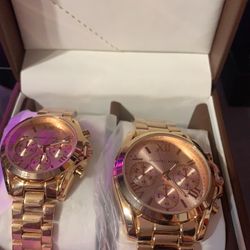 Mk Couple Watches 
