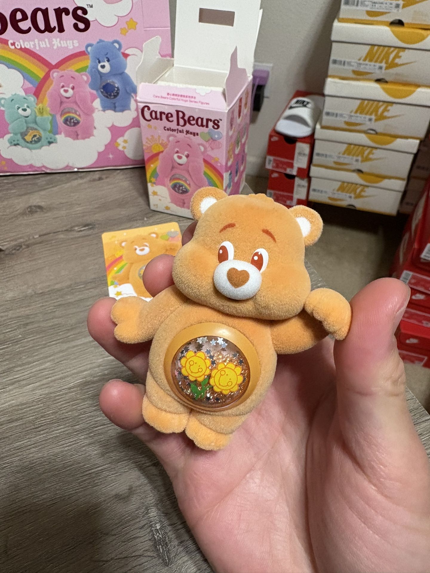 100% Authentic POP MART Care Bears Colorful Hugs Series Figure - Friend Bear