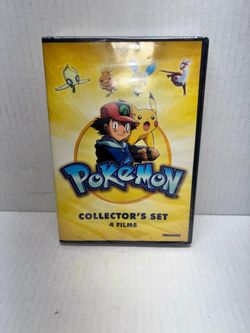 Pokemon Collector's Set (4 Films) DVD Brand New & Factory Sealed