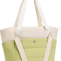 TINYAT Quilted Tote Bag for Women Gym