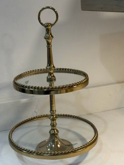 Beautiful two tier dessert stand