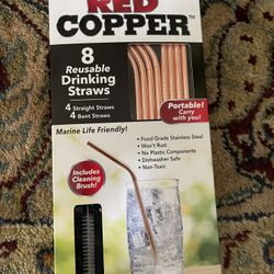 Red copper Straws
