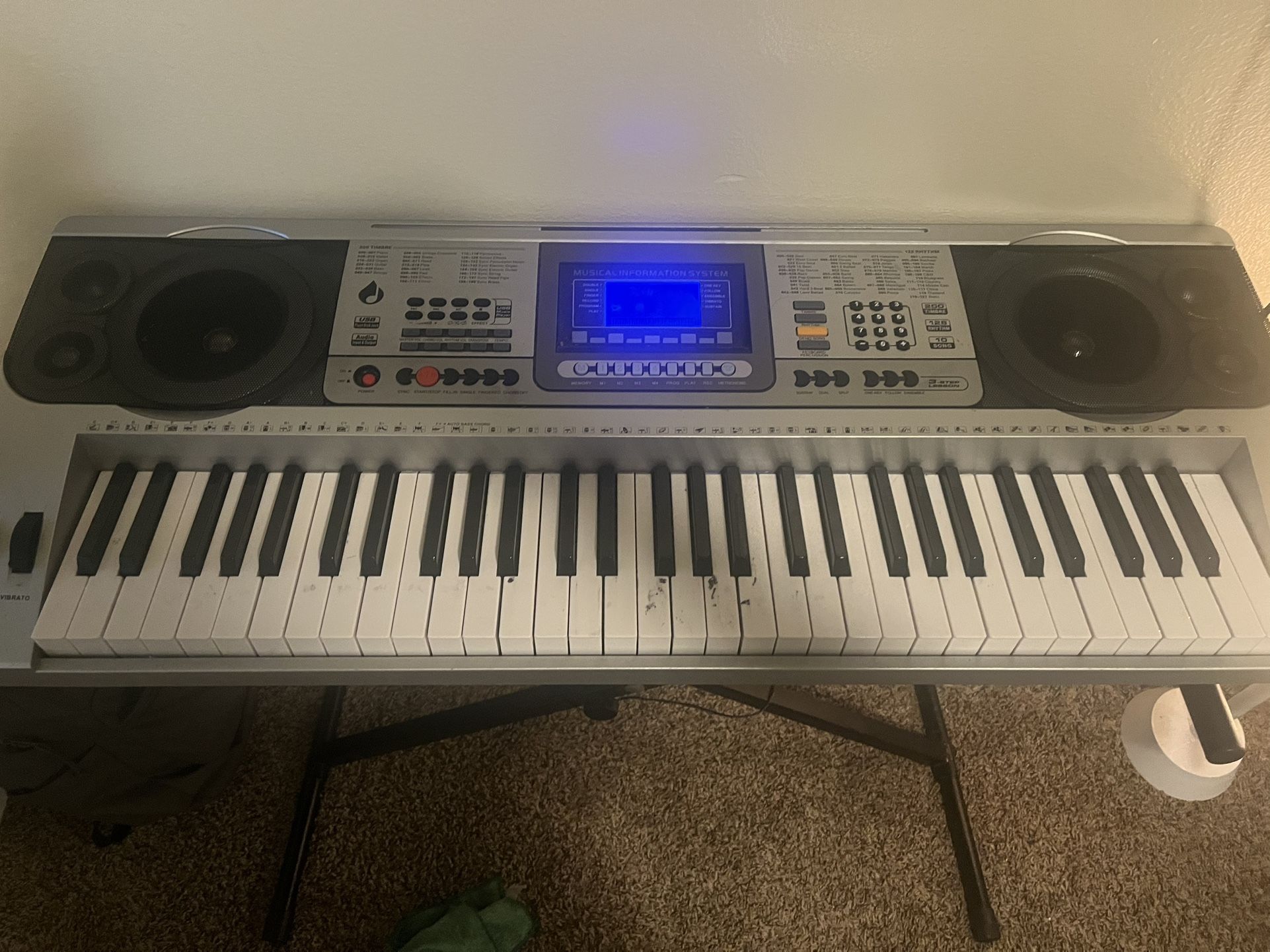 The item is a Mike Music MK-810 electronic keyboard