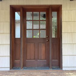 Solid Wood Exterior Door - 36” x 80”
