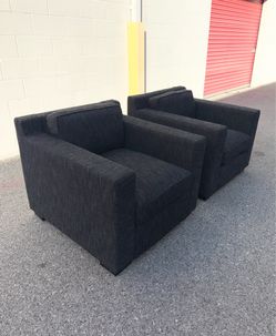 Restoration Hardware Black Maxwell Chairs⚡️