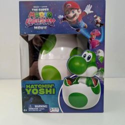 Hatchin' Yoshi Egg The Super Mario Galaxy Movie, Yoshi Figure NEW IN HAND AVAILABLE TODAY 