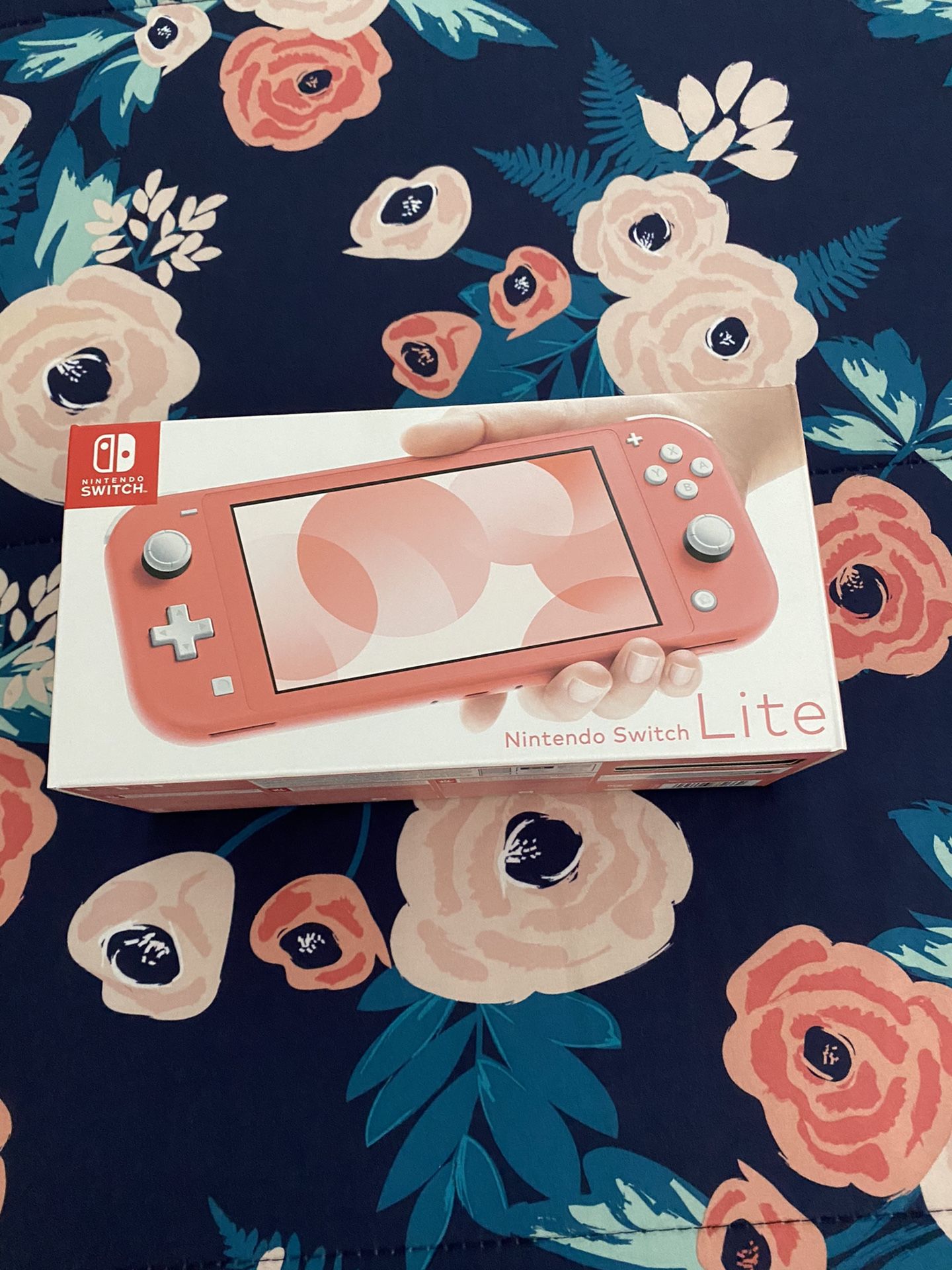 New Nintendo switch pink coral