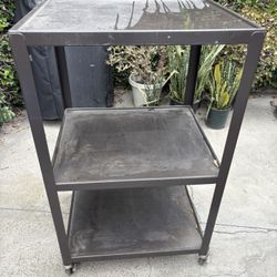 3 Shelf Metal Cart