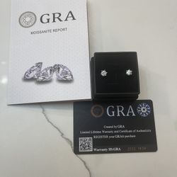 Moissanite Stud Earrings 