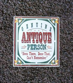 Ande Rooney porcelain sign still in package