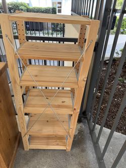 Wood Shelving Unit
