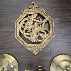 Vintage 1ft Hollywood Regency Syroco Wall Plaque 