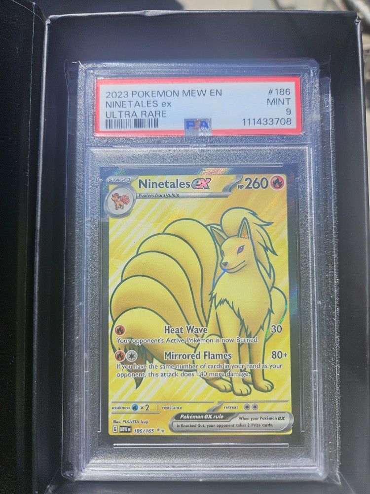 Ninetales EX PSA 9 POKEMON CARD 