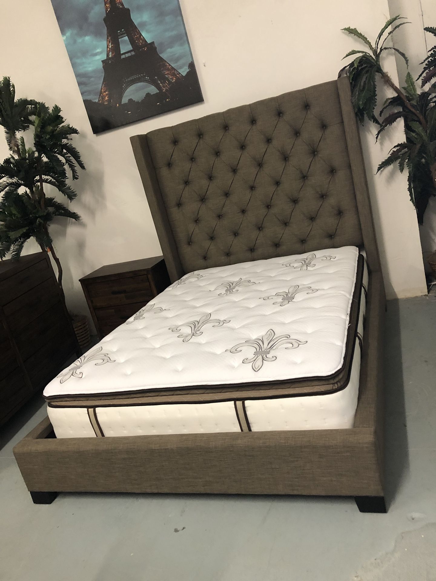 Queen bed frame