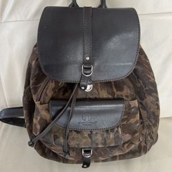 Backpack Lather And Suede. ROMANO. High Quality 