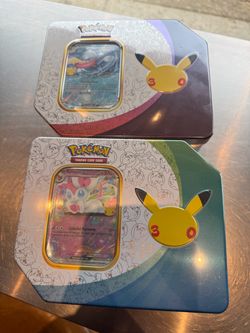 Poke TCG 30th Anniversary Tin Set of 2