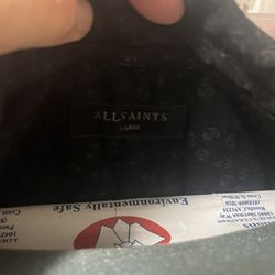 ALLSAINTS BLACK BUTTON DOWN SHIRT
