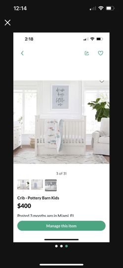 Crib - Pottery Barn Kids