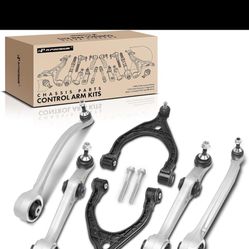 Tesla Set of 6, Front Upper Control Arm, Lower Forward & Rearward Control Arm