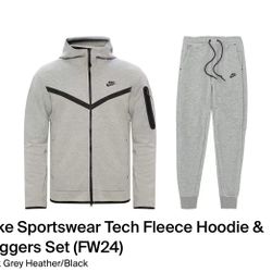 Nike Tech Fleece Windrunner Full Zip Hoodie HV0949-063 Jogger pants HV0959-063 Size XL