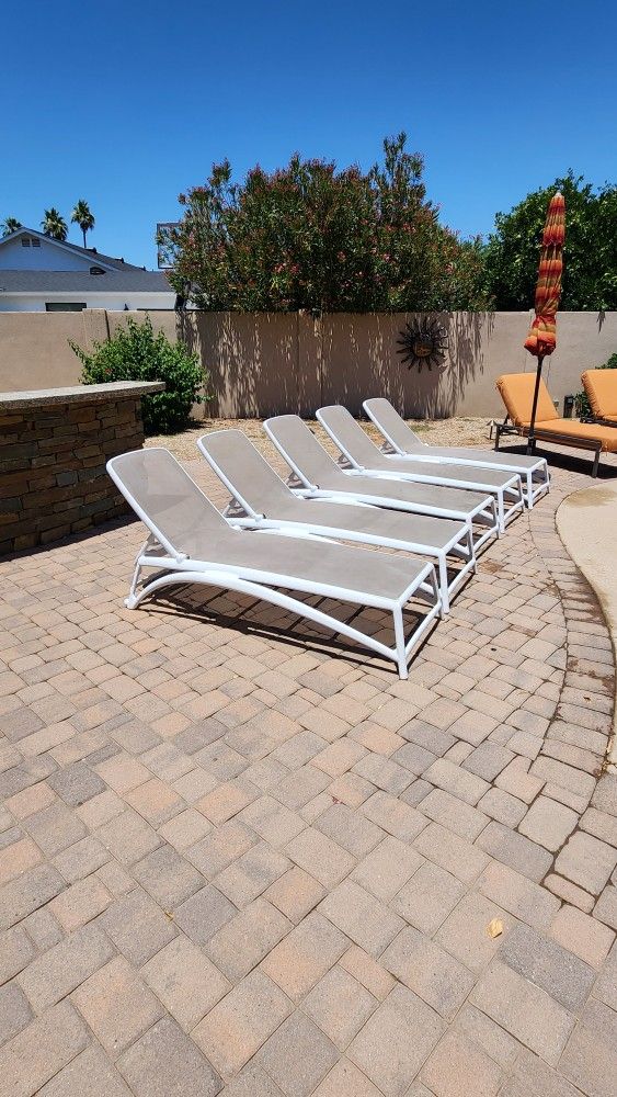 Nardi Brand Acrylic Sun Loungers