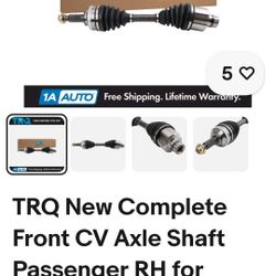 TRQ Complete Front CV Axle Shaft Passenger RH Compatible with Escape Mariner Tribute