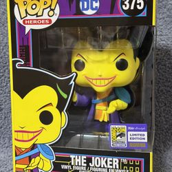 Funko Pop! Heroes The Joker Imperial Heroes Black Light SDCC Limited #375