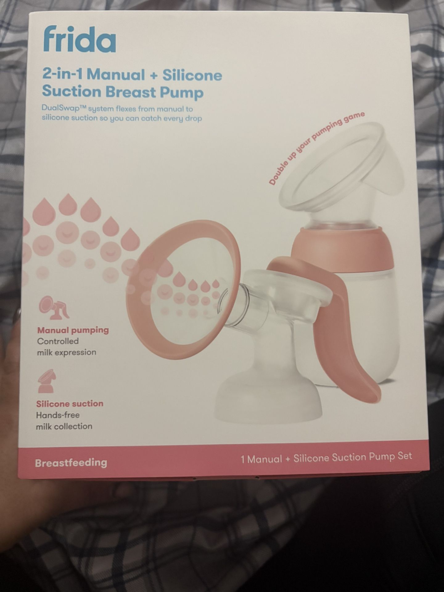 2 In 1 FRIDA Manual Breast Pump