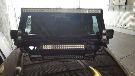 1987-2016 jeep wrangler light bar set