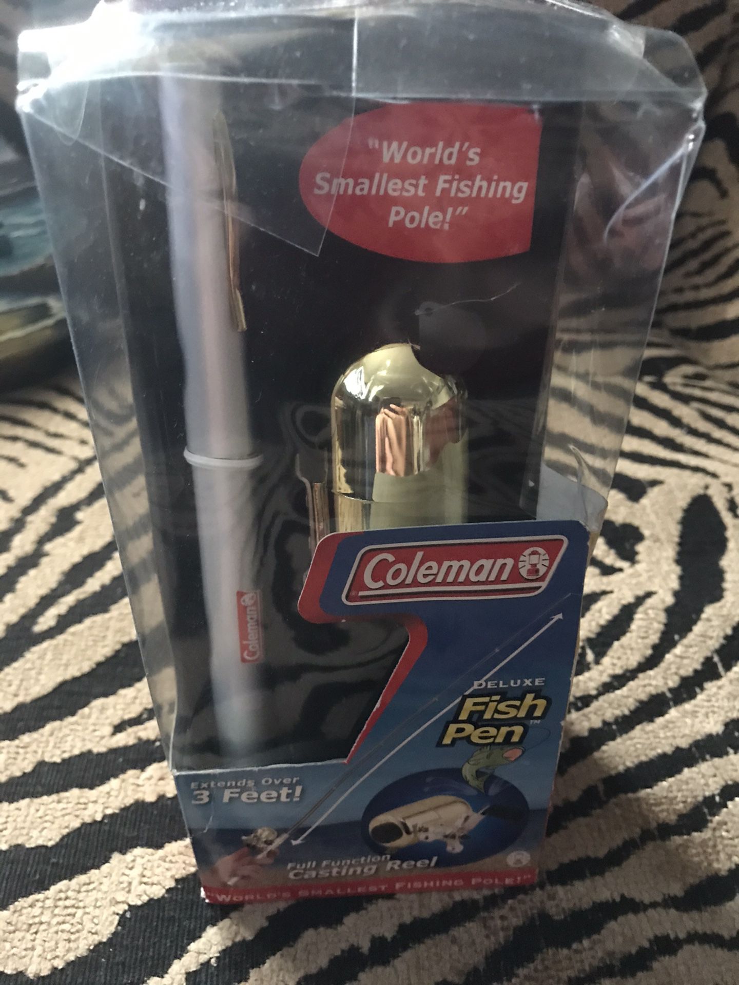 Worlds smallest fishing pole made by Coleman
