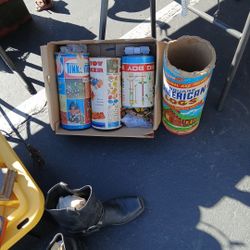 Various Tinker Toys, American Logs, Etc