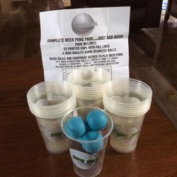 Brand new complete beer pong pack.... just add beer