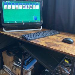 Desk New Has A Little Dent 39.5” L 20” Deep 29.5” Tall