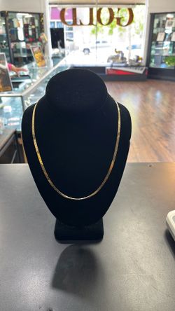 18k 19.7g 20” Cobra Link Necklace