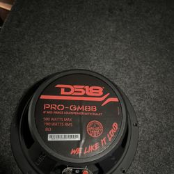 Five 8” DS18 Speakers 