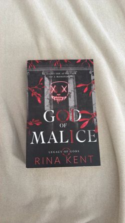 OOP PAPERBACK- God of Malice by Rina Kent
