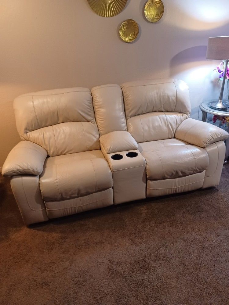 Lazy Boy Recliner/Rocking Love Seat.