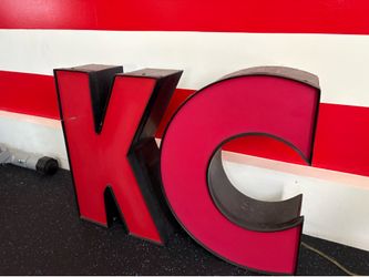 Vintage 3D letters, Kansas City
